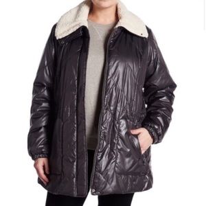 NWOT Kenneth Cole Faux Shearling Sherpa Coat